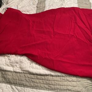 Red size medium one strap dress